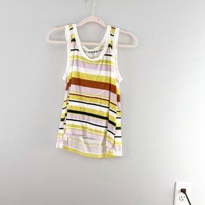 Loft Relaxed Scoop Neck Tank M Multicolor Striped